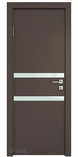 Дверь межкомнатная DO-513 Бронза/стекло Белое