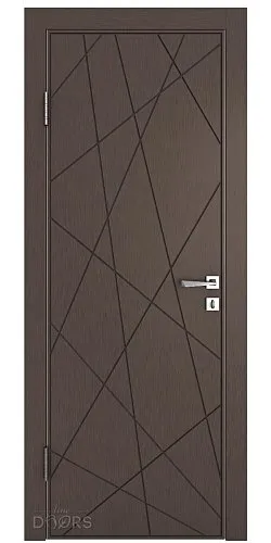 Дверь межкомнатная Абстракция Бронза