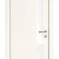 ШИ дверь DO-607 Сливки/стекло Белое