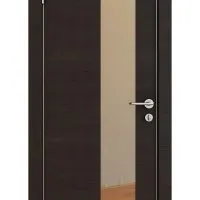 Дверь DO-504 Венге горизонтальный/зеркало Бронза