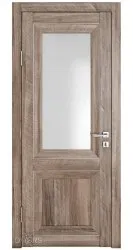 Дверь межкомнатная DO-PG2 Орех седой светлый/Ромб