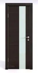 Дверь DO-504 Венге горизонтальный/стекло Белое