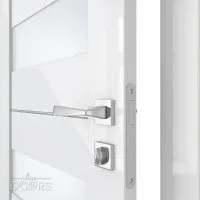 Дверь межкомнатная DO-TRIS Белый глянец/Белое