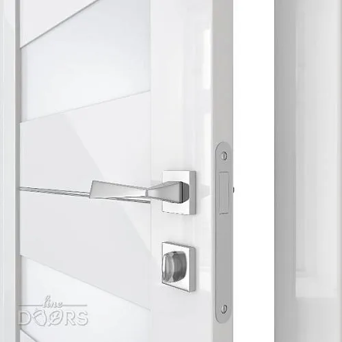Дверь межкомнатная DO-TRIS Белый глянец/Белое