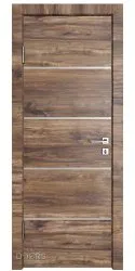 Дверь межкомнатная DG-505 Лофт темный/молдинги светлые