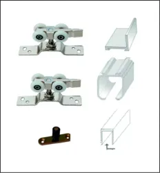 Раздвижная система без доводчика для 2 дверей Eco 3m