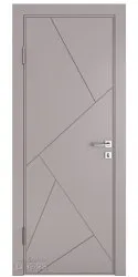 Дверь межкомнатная Прима Серый бархат