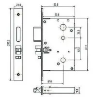 Электронный гостиничный замок HSU-9902-S