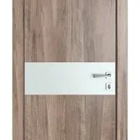 ШИ дверь DO-609 Орех седой светлый/Снег