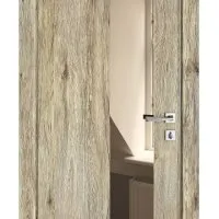 ШИ дверь DO-604 Рустик натуральный/зеркало Бронза