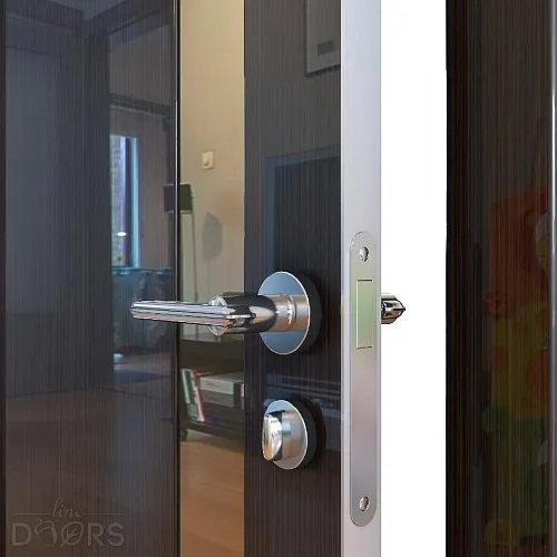 Дверь DO-507 Венге глянец/зеркало Бронза Скидка 50 %!