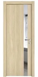 Дверь межкомнатная DO-507 Дуб светлый/Зеркало