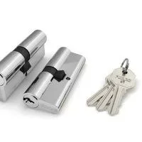 Цилиндровый Fuaro (Фуаро) механизм (100 CA/70) 1000CAKey70(30+10+30) CP хром 3Key