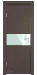 ШИ дверь DO-601 Бронза/стекло Белое