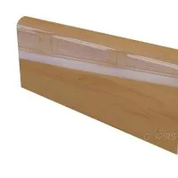 Плинтус Анегри темный глянец ПВХ