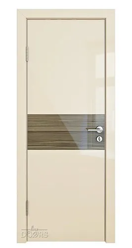 Дверь DO-501 Ваниль глянец/стекло Сосна Скидка 50 %!