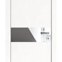 Дверь межкомнатная DO-509 Жемчуг/Зеркало