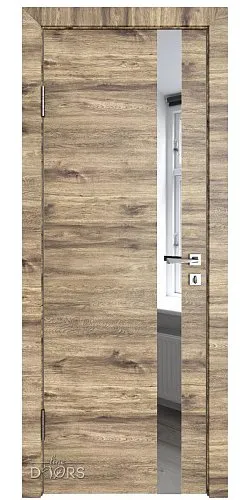 Дверь межкомнатная DO-507 Лофт светлый/Зеркало
