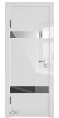 ШИ дверь DO-602 Серый глянец/Зеркало