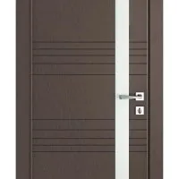 Дверь межкомнатная DO-514 Бронза/Снег