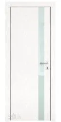 Дверь межкомнатная DO-507 Жемчуг/стекло Белое