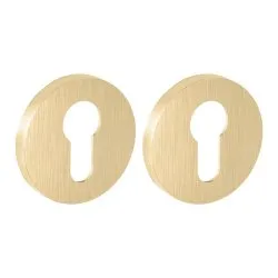 Накладка Fuaro (Фуаро) на цилиндр ET.R.SLR52 SSG-39 сатинированное золото