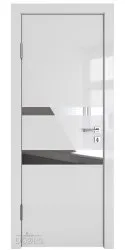 ШИ дверь DO-612 Серый глянец/Зеркало