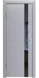 ШИ дверь DO-607 Металлик/стекло Черное