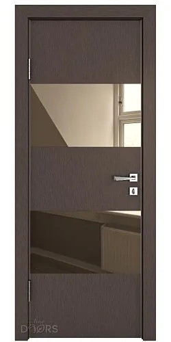 ШИ дверь DO-608 Бронза/зеркало Бронза