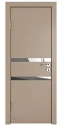 Дверь межкомнатная DO-513 Латте софт/Зеркало