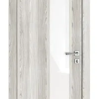 Дверь межкомнатная DO-504 Айс/стекло Белое