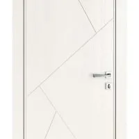 Дверь межкомнатная Прима Белый ясень