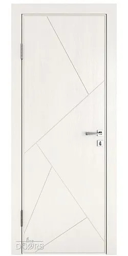 Дверь межкомнатная Прима Белый ясень