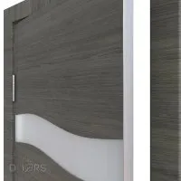 Дверь DO-503 Ольха темная/Снег Скидка 50 %!