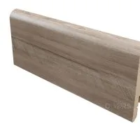 Плинтус Орех седой светлый ПВХ