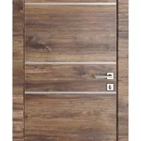 Дверь межкомнатная DG-517 Лофт темный/молдинги светлые