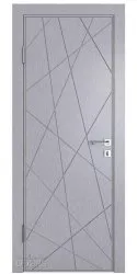 Дверь межкомнатная Абстракция Металлик