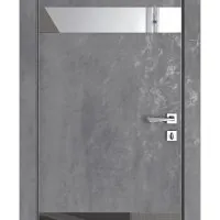 ШИ дверь DO-602 Бетон темный/Зеркало