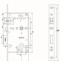 Электронный гостиничный замок HSU-9939-S