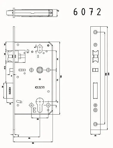 Электронный гостиничный замок HSU-9939-S