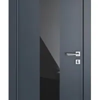 Дверь межкомнатная DO-510 Мэджик ПЭТ/стекло Черное