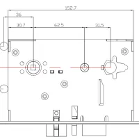Электронный гостиничный замок HSU-9936-G