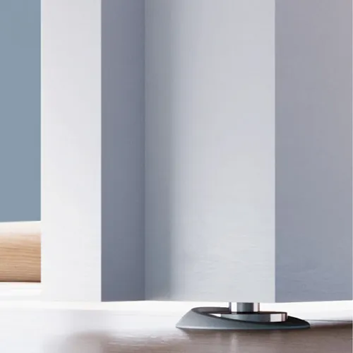 Дверной ограничитель магнитный скрытый белый VERUM MOD 2