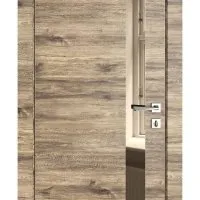 ШИ дверь DO-607 Лофт светлый/зеркало Бронза