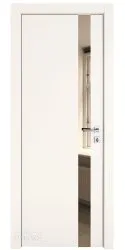Дверь межкомнатная DO-507 Сливки/зеркало Бронза