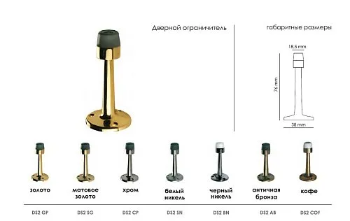 Дверной ограничитель DS2 CP