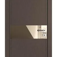 Дверь межкомнатная DO-509 Бронза/зеркало Бронза