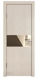 ШИ дверь DO-601 Ясень капучино/зеркало Бронза