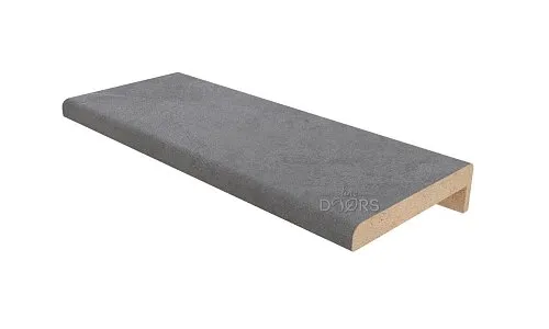 Наличник Телескоп прямой ПВХ Бетон темный 80