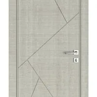 Дверь межкомнатная Прима Серый дуб